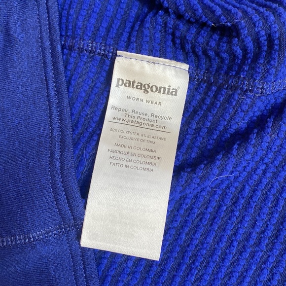 Patagonia Thermal Weight Zip-neck Baselayer Extra Small Purple - Picture 6 of 10